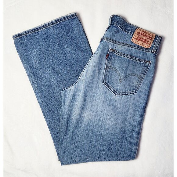 Levi's Denim - Levi's 567 (discontinued) loose bootcut 34/34 100% cotton jeans